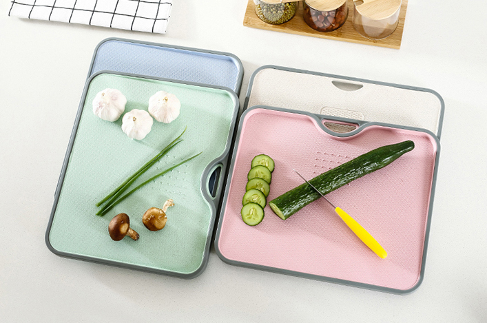 Multi-function Cutting Board, Wheat Straw Plastic Cutting Board