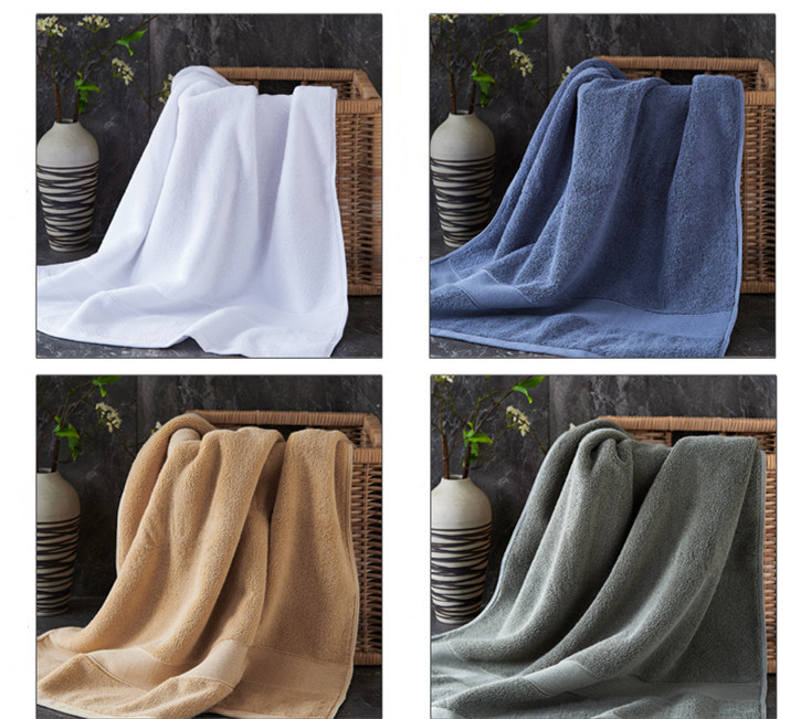Zunjue Super Soft Egyptian Cotton Oversized Bath Towel - Classic White  86*150 - Shop hola-testritegroup Towels - Pinkoi